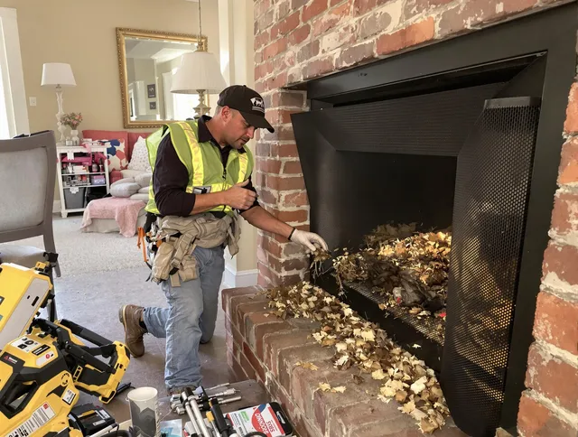 Safe screening installation by Akron Chimney Sweep in Akron, OH