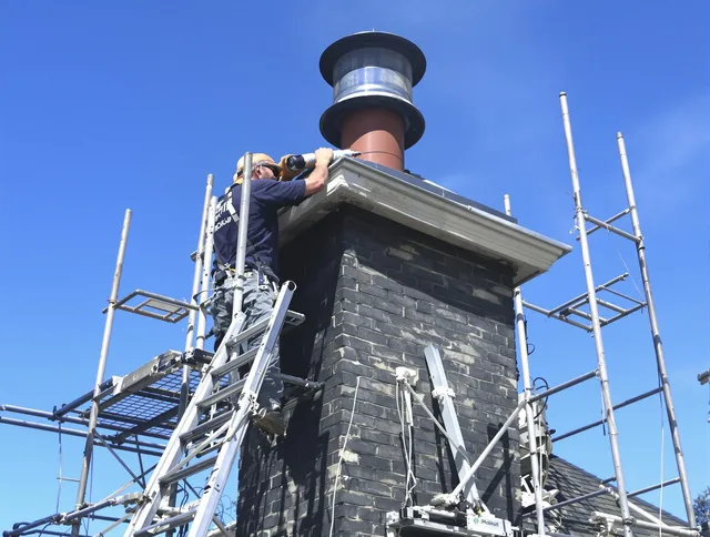 Sturdy chimney crown finished by Akron Chimney Sweep in Akron, OH