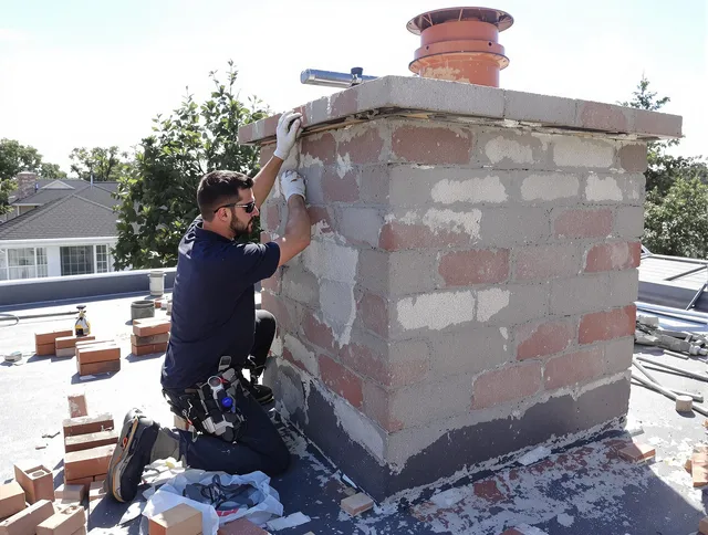 Advanced chimney repair process by Akron Chimney Sweep in Akron, OH