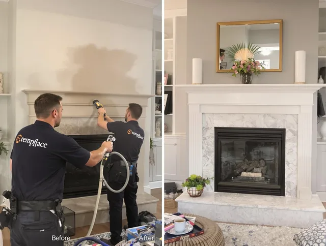 Professional soot removal by Akron Chimney Sweep team in Akron, OH